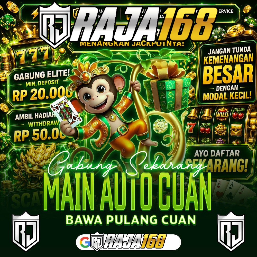 RAJA168: Situs Slot Gacor Dengan Permainan Slot777 Terlengkap Paling Update