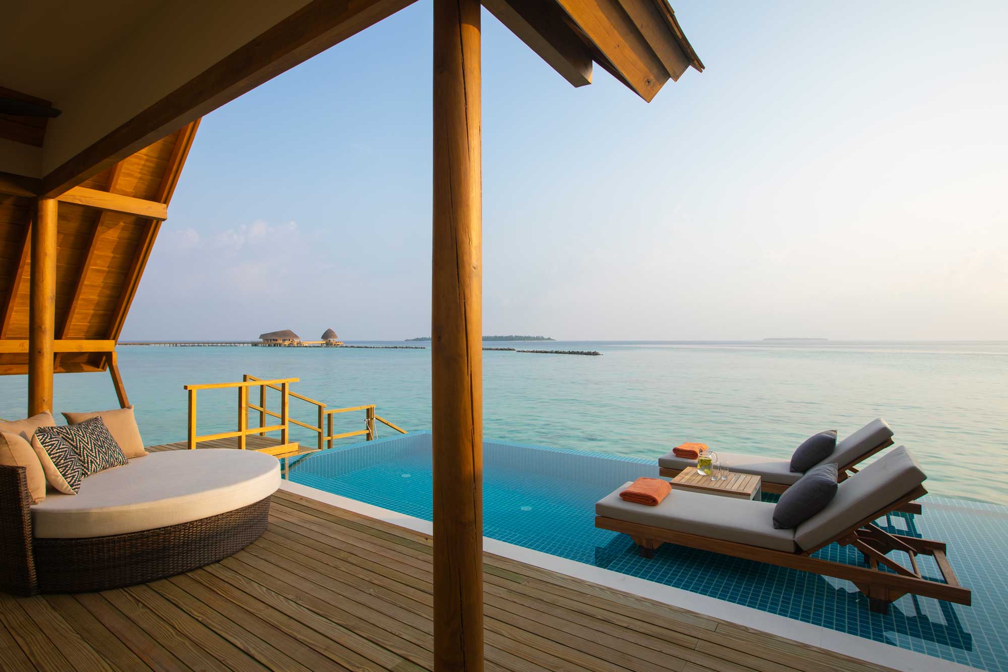 Water Villas with Pool - Sunset or Sunrise View pool