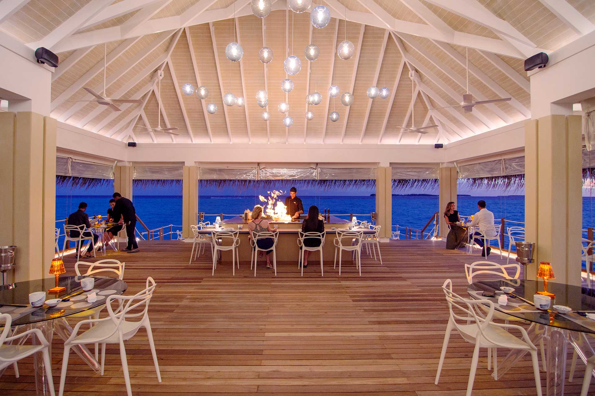 Baglioni Resort Maldives Umami Restaurant Interior